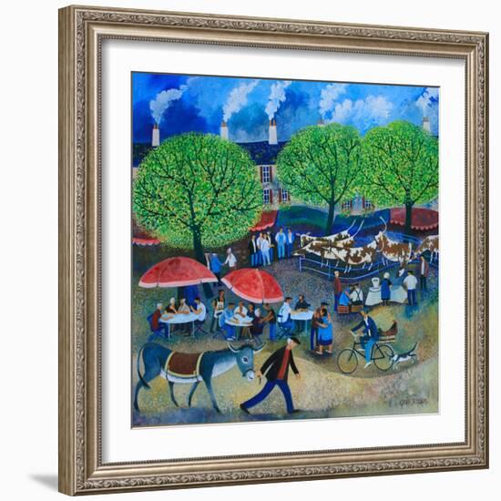 Another Market Day, 2008-Lisa Graa Jensen-Framed Giclee Print