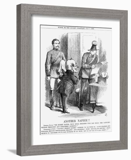 Another Napier!!, 1868-John Tenniel-Framed Giclee Print