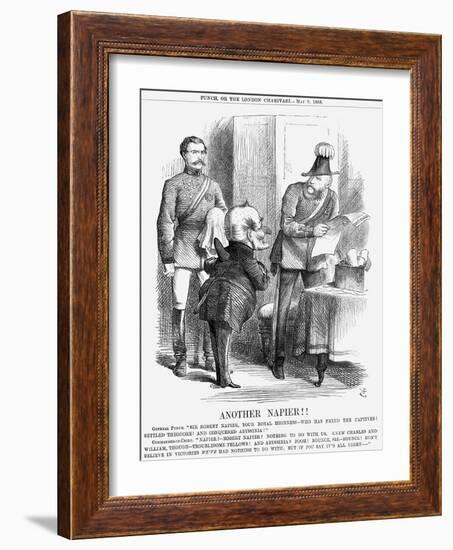 Another Napier!!, 1868-John Tenniel-Framed Giclee Print
