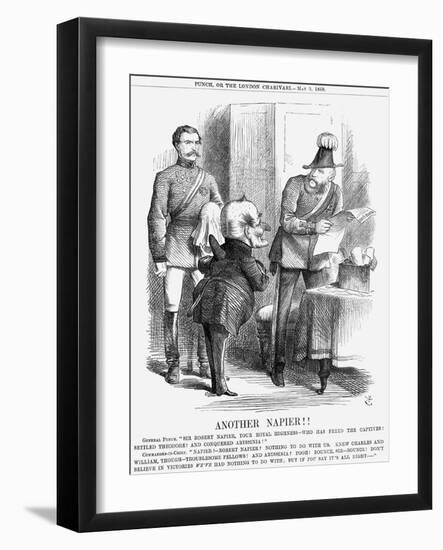 Another Napier!!, 1868-John Tenniel-Framed Giclee Print