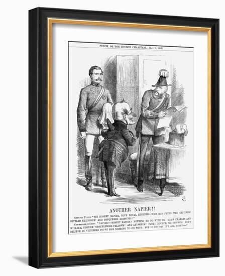 Another Napier!!, 1868-John Tenniel-Framed Giclee Print