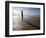 Another Place Sculpture by Antony Gormley on the Beach at Crosby, Liverpool, England, UK-Martin Child-Framed Photographic Print