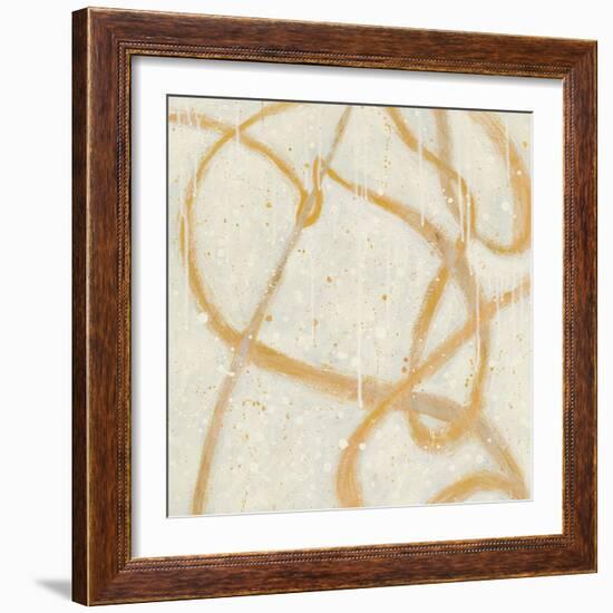 Another Snowy Day Gold-Shirley Novak-Framed Art Print