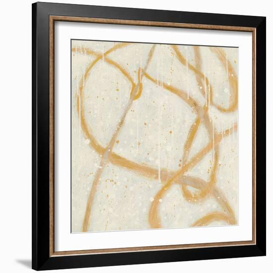 Another Snowy Day Gold-Shirley Novak-Framed Art Print