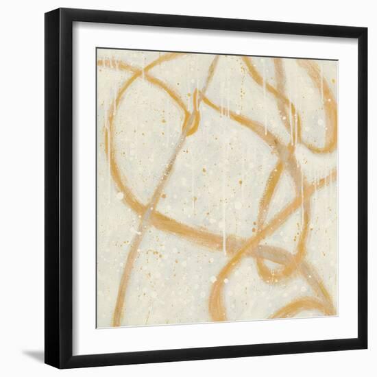 Another Snowy Day Gold-Shirley Novak-Framed Art Print