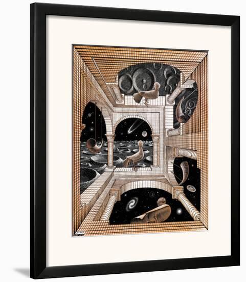 Another World-M. C. Escher-Framed Art Print