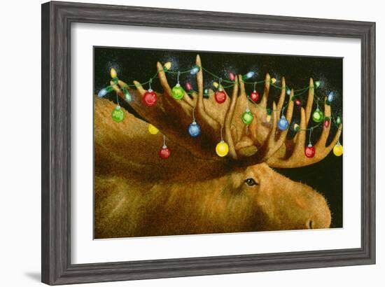 Another Xmas Moose-Will Bullas-Framed Giclee Print