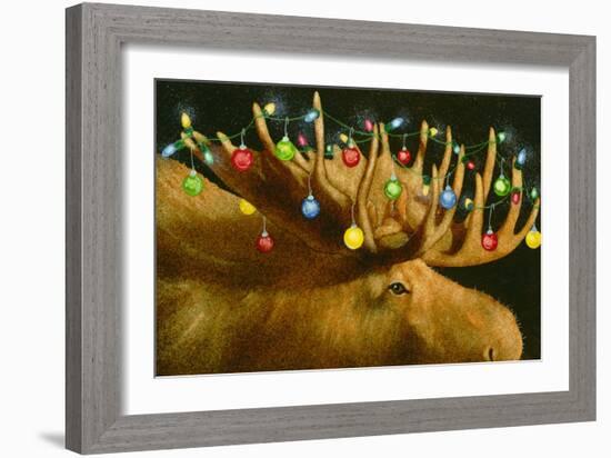 Another Xmas Moose-Will Bullas-Framed Giclee Print