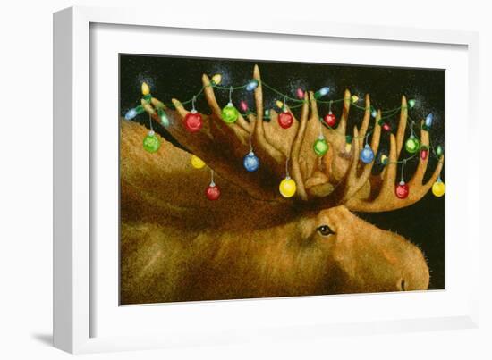 Another Xmas Moose-Will Bullas-Framed Giclee Print