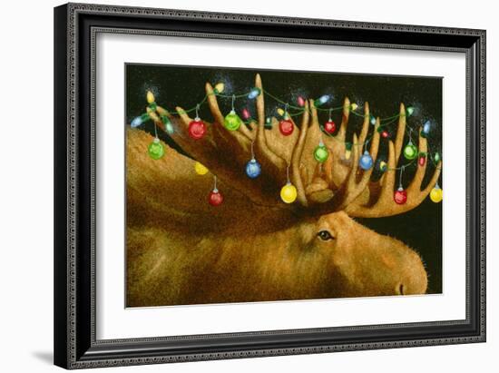 Another Xmas Moose-Will Bullas-Framed Giclee Print