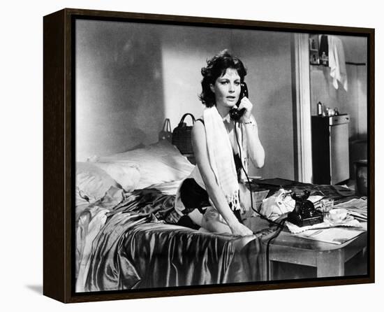 Anouk Aimee - La dolce vita-null-Framed Stretched Canvas