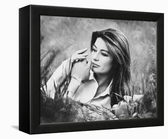 Anouk Aimee-null-Framed Stretched Canvas