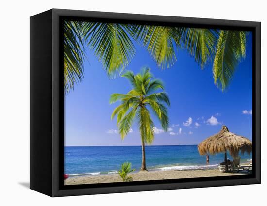 Anse Chastenet Beach, St. Lucia, Caribbean, West Indies-John Miller-Framed Premier Image Canvas