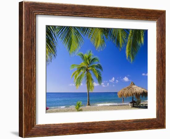 Anse Chastenet Beach, St. Lucia, Caribbean, West Indies-John Miller-Framed Photographic Print