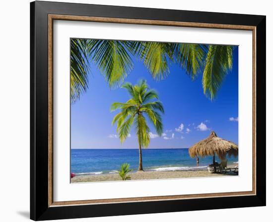 Anse Chastenet Beach, St. Lucia, Caribbean, West Indies-John Miller-Framed Photographic Print