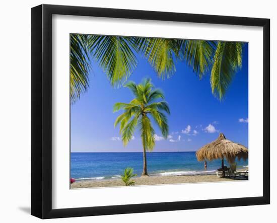 Anse Chastenet Beach, St. Lucia, Caribbean, West Indies-John Miller-Framed Photographic Print