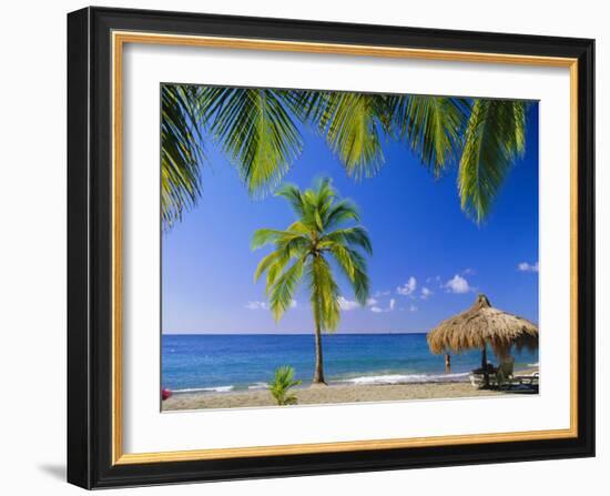 Anse Chastenet Beach, St. Lucia, Caribbean, West Indies-John Miller-Framed Photographic Print