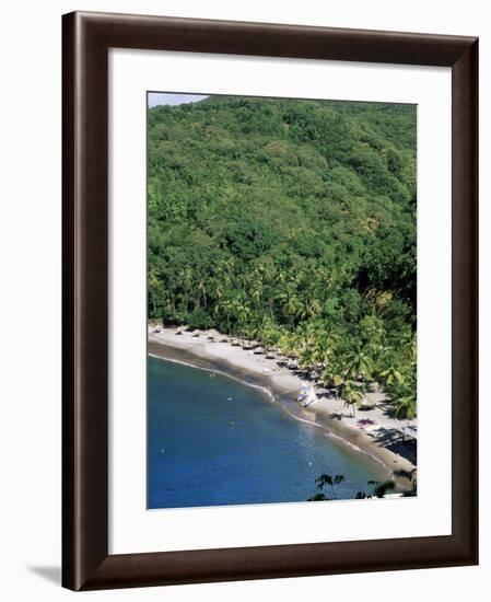 Anse Chastenet, St. Lucia, Windward Islands, West Indies, Caribbean, Central America-John Miller-Framed Photographic Print