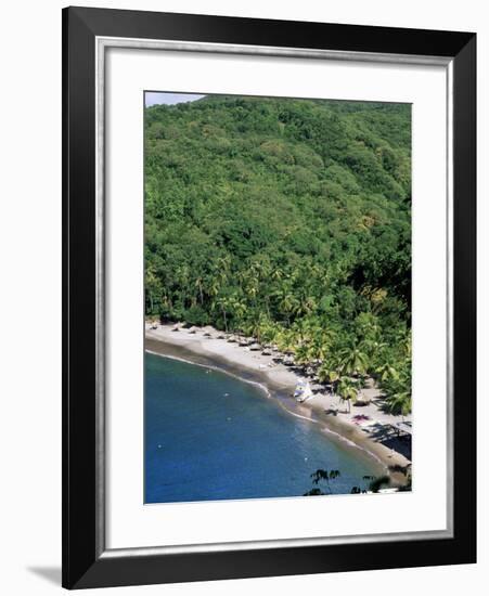 Anse Chastenet, St. Lucia, Windward Islands, West Indies, Caribbean, Central America-John Miller-Framed Photographic Print