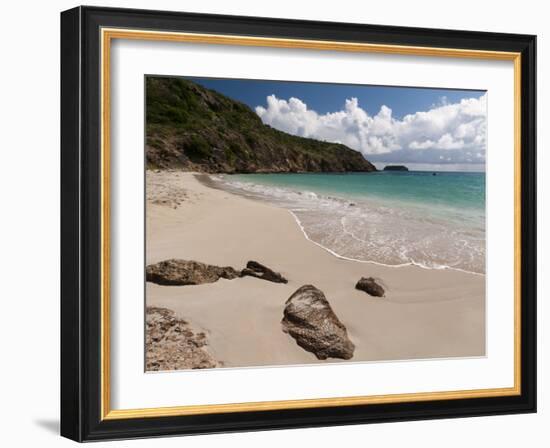 Anse de Grande Saline Beach, St. Barthelemy, West Indies, Caribbean, Central America-Sergio Pitamitz-Framed Photographic Print