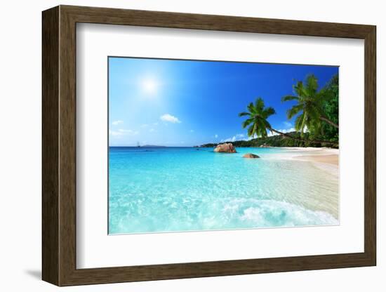 Anse Lazio Beach at Praslin Island, Seychelles-Iakov Kalinin-Framed Photographic Print