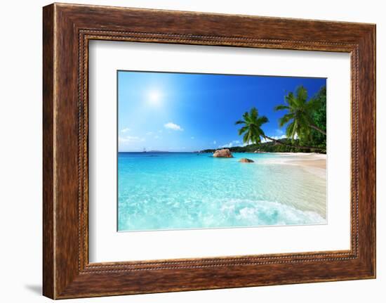 Anse Lazio Beach at Praslin Island, Seychelles-Iakov Kalinin-Framed Photographic Print