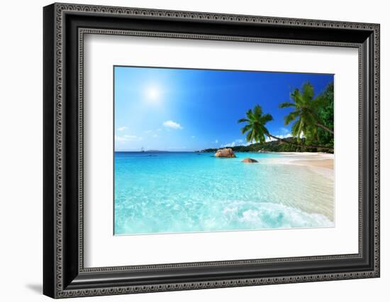 Anse Lazio Beach at Praslin Island, Seychelles-Iakov Kalinin-Framed Photographic Print