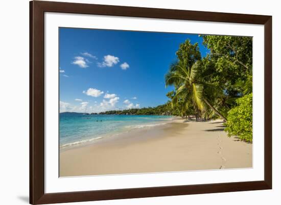 Anse Lazio Beach, Praslin, Republic of Seychelles, Indian Ocean.-Michael DeFreitas-Framed Photographic Print