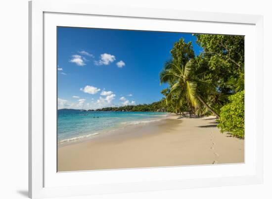 Anse Lazio Beach, Praslin, Republic of Seychelles, Indian Ocean.-Michael DeFreitas-Framed Photographic Print