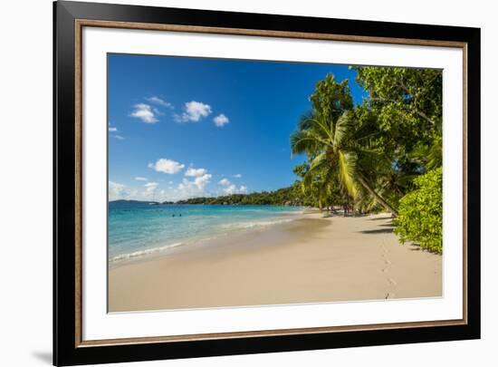 Anse Lazio Beach, Praslin, Republic of Seychelles, Indian Ocean.-Michael DeFreitas-Framed Photographic Print