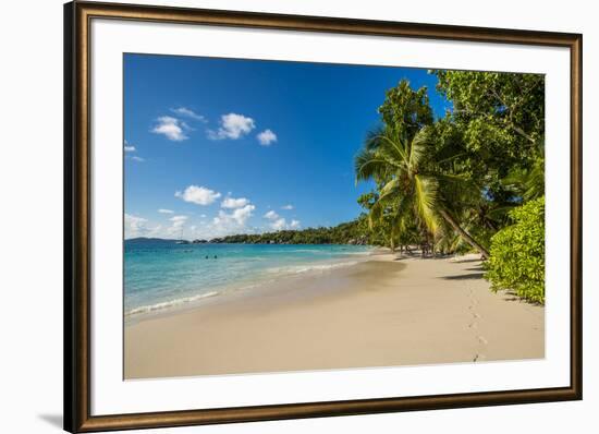 Anse Lazio Beach, Praslin, Republic of Seychelles, Indian Ocean.-Michael DeFreitas-Framed Photographic Print