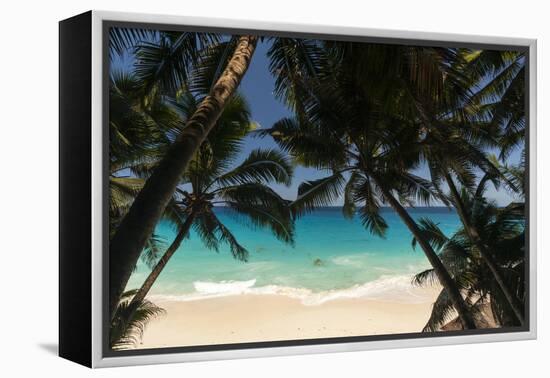 Anse Maquereau, Fregate Island, Seychelles-Sergio Pitamitz-Framed Premier Image Canvas