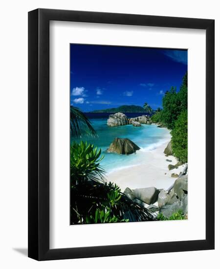 Anse Patatran La Digue Seychelles-null-Framed Photographic Print