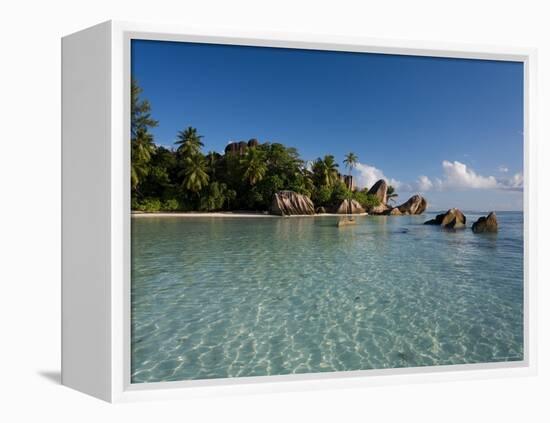 Anse Source d'Argent Beach, La Digue Island, Seychelles-Michele Falzone-Framed Premier Image Canvas