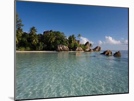 Anse Source d'Argent Beach, La Digue Island, Seychelles-Michele Falzone-Mounted Photographic Print