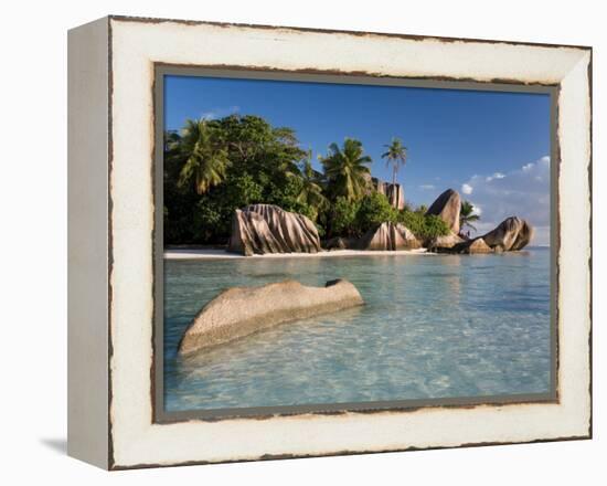 Anse Source d'Argent Beach, La Digue Island, Seychelles-Michele Falzone-Framed Premier Image Canvas