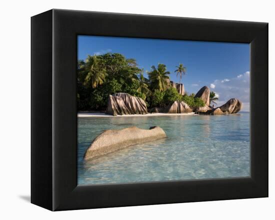 Anse Source d'Argent Beach, La Digue Island, Seychelles-Michele Falzone-Framed Premier Image Canvas