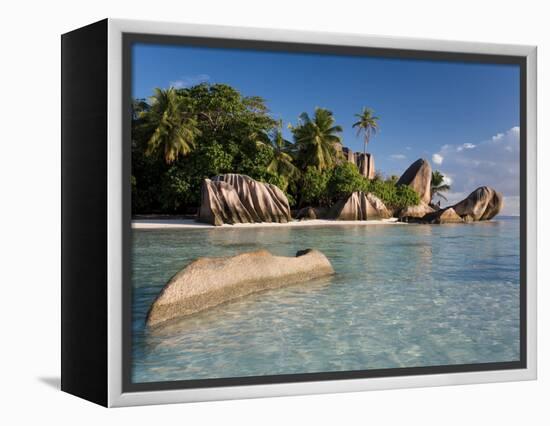 Anse Source d'Argent Beach, La Digue Island, Seychelles-Michele Falzone-Framed Premier Image Canvas