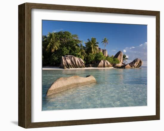 Anse Source d'Argent Beach, La Digue Island, Seychelles-Michele Falzone-Framed Photographic Print