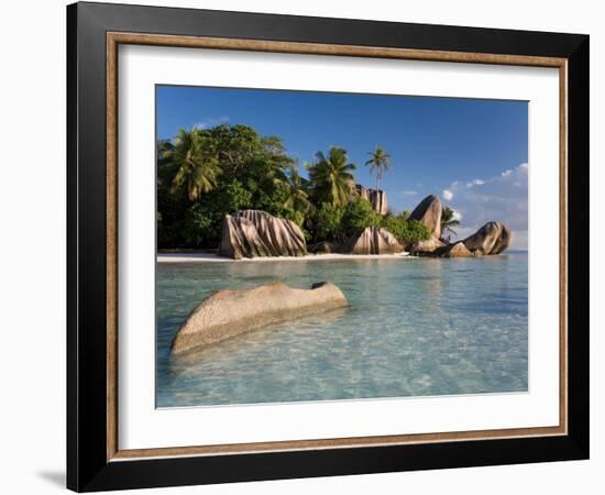 Anse Source d'Argent Beach, La Digue Island, Seychelles-Michele Falzone-Framed Photographic Print