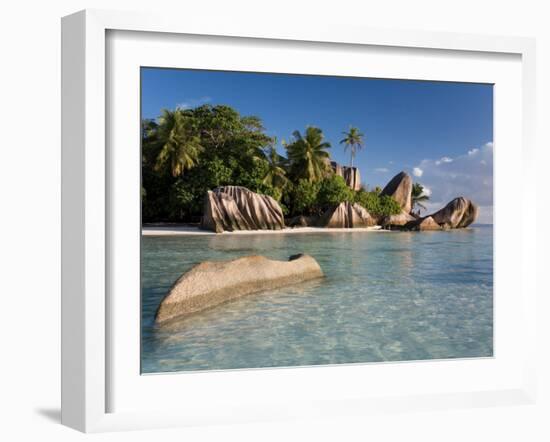 Anse Source d'Argent Beach, La Digue Island, Seychelles-Michele Falzone-Framed Photographic Print