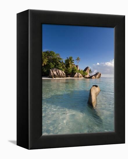 Anse Source d'Argent Beach, La Digue Island, Seychelles-Michele Falzone-Framed Premier Image Canvas