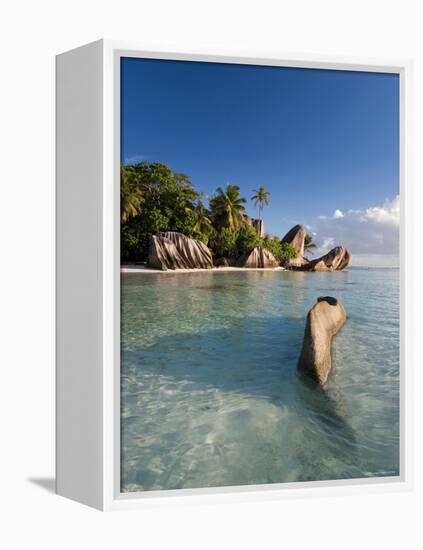 Anse Source d'Argent Beach, La Digue Island, Seychelles-Michele Falzone-Framed Premier Image Canvas