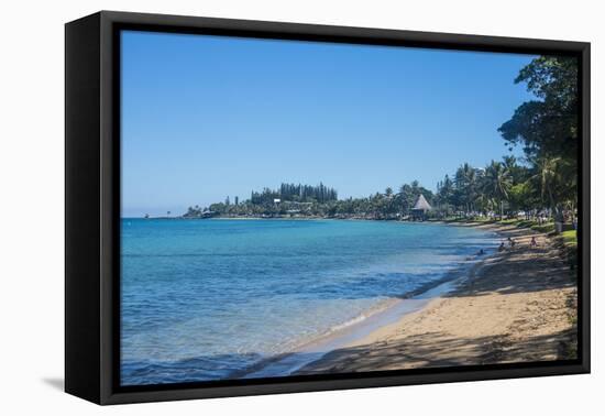 Anse Vata beach, Noumea, New Caledonia, Pacific-Michael Runkel-Framed Premier Image Canvas