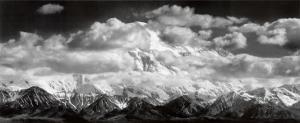 Mt. McKinley Range, Clouds, Denali National Park, Alaska, 1948 by Ansel Adams