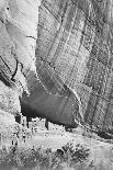"Kearsarge Pinnacles," Partially Snow-Covered Rocky Formations Along the Edge of the River-Ansel Adams-Premier Image Canvas