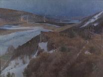Walpurgis Night in Bergslagen, Grangärde in Dalarna, 1896-Anshelm Leonard Schultzberg-Mounted Giclee Print