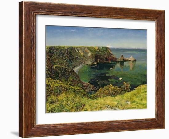 Anstey's Cove, Devon, 1854-John William Inchbold-Framed Giclee Print