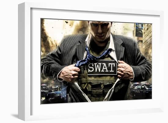 Answering the Call Swat-Jason Bullard-Framed Giclee Print