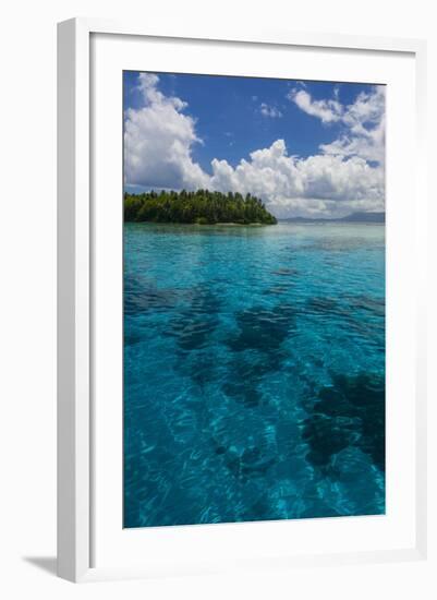 Ant Atoll, Pohnpei, Micronesia-Michael Runkel-Framed Photographic Print